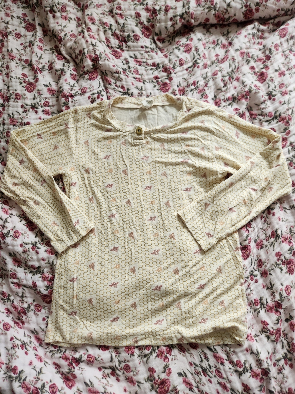 kate quinn Woods Honeycomb Floral Top